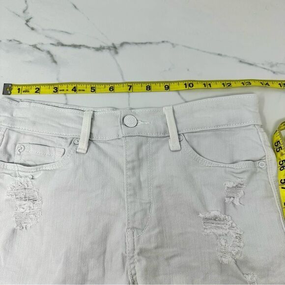 Denizen Distressed High Rise Jean Shorts- Size 26 - Picture 3 of 10